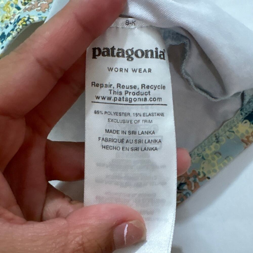 Patagonia Womens Medium Magnolia Spring Dress Floral Athletic Comfy Gorpcore - Picture 5 of 7